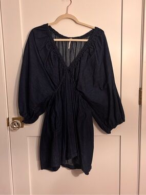 Free People Portia Denim Dress